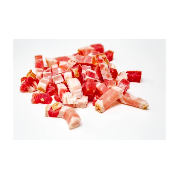 LARDONS frais PORC NOIR