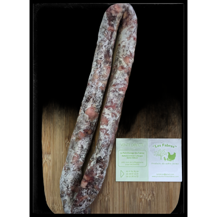 SAUCISSE TRADITION PORC NOIR