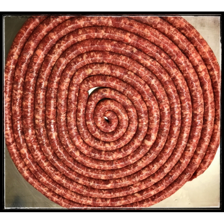 SAUCISSE A GRILLER 100% PORC NOIR